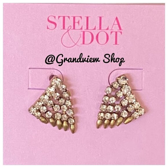 💜 Stella & Dot Renegade Ear Crawlers NEW in Box - Picture 2 of 3